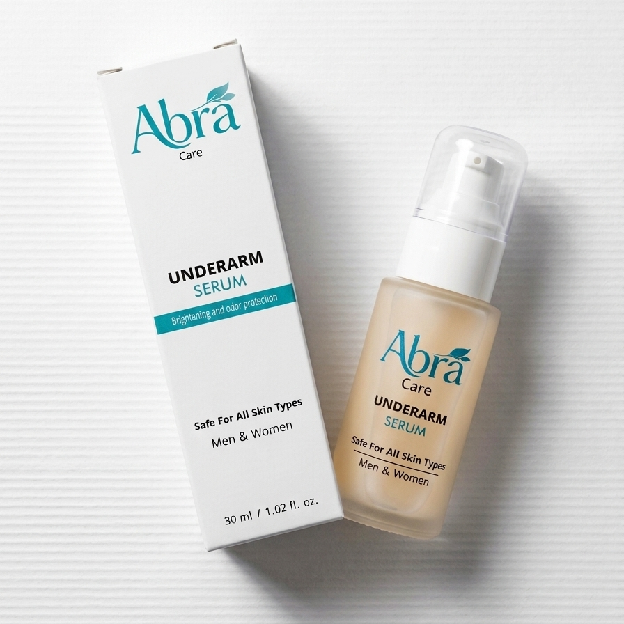ABRA Underarm Serum-Brightening, Sweat & Odor Control | For Men & Women (30ml)