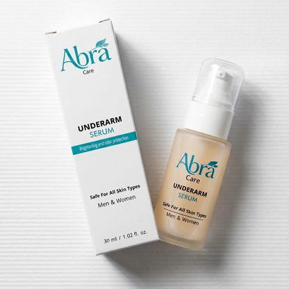 ABRA Underarm Serum-Brightening, Sweat & Odor Control | For Men & Women (30ml)